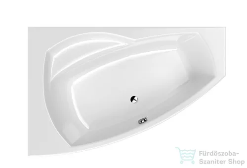M-Acryl Claudia 150x100 cm-es aszimmetrikus kád, balos 12458