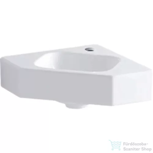 Geberit iCON 46x33 cm-es sarok kézmosó,fehér 124729000