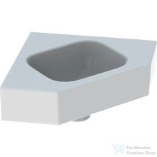   Geberit iCON 46x33 cm-es sarok kézmosó csaplyuk-és túlfolyó nélkül,fehér 124730000