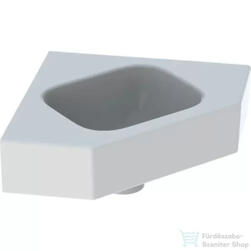 Geberit iCON 46x33 cm-es sarok kézmosó csaplyuk-és túlfolyó nélkül,fehér 124730000