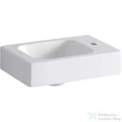   Geberit iCON 38x28 cm-es mosdó jobb oldali csaplyukkal,túlfolyó nélkül,fehér 124736000