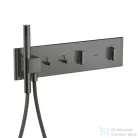 Hansgrohe AXOR SHOWERCOMPOSITION 2 utas termosztátos falsík alatti kád /zuhany csaptelep,polírozott fekete króm 12571330