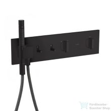   Hansgrohe AXOR SHOWERCOMPOSITION 2 utas termosztátos falsík alatti kád /zuhany csaptelep,matt fekete 12571670