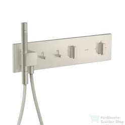   Hansgrohe AXOR SHOWERCOMPOSITION 2 utas termosztátos falsík alatti kád /zuhany csaptelep,rozsdamentes acél hatású 12571800