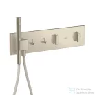 Hansgrohe AXOR SHOWERCOMPOSITION 2 utas termosztátos falsík alatti kád /zuhany csaptelep,szálcsiszolt nikkel 12571820