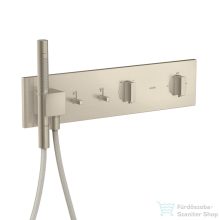   Hansgrohe AXOR SHOWERCOMPOSITION 2 utas termosztátos falsík alatti kád /zuhany csaptelep,szálcsiszolt nikkel 12571820