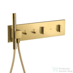   Hansgrohe AXOR SHOWERCOMPOSITION 2 utas termosztátos falsík alatti kád /zuhany csaptelep,polírozott arany hatású 12571990