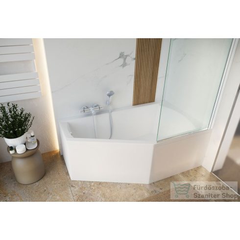 M-Acryl Venus 150x90 cm-es aszimmetrikus kád, jobbos 12571