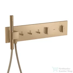   Hansgrohe AXOR SHOWERCOMPOSITION 3 utas termosztátos falsík alatti kád /zuhany csaptelep,szálcsiszolt bronz 12572140