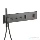 Hansgrohe AXOR SHOWERCOMPOSITION 3 utas termosztátos falsík alatti kád /zuhany csaptelep,polírozott fekete króm 12572330