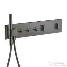   Hansgrohe AXOR SHOWERCOMPOSITION 3 utas termosztátos falsík alatti kád /zuhany csaptelep,polírozott fekete króm 12572330