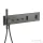 Hansgrohe AXOR SHOWERCOMPOSITION 3 utas termosztátos falsík alatti kád /zuhany csaptelep,polírozott fekete króm 12572330