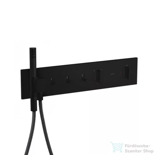 Hansgrohe AXOR SHOWERCOMPOSITION 3 utas termosztátos falsík alatti kád /zuhany csaptelep,matt fekete 12572670