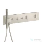 Hansgrohe AXOR SHOWERCOMPOSITION 3 utas termosztátos falsík alatti kád /zuhany csaptelep,rozsdamentes acél hatású 12572800