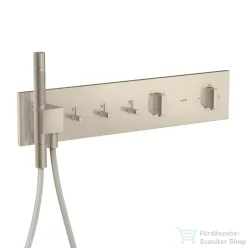   Hansgrohe AXOR SHOWERCOMPOSITION 3 utas termosztátos falsík alatti kád /zuhany csaptelep,szálcsiszolt nikkel 12572820