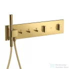 Hansgrohe AXOR SHOWERCOMPOSITION 3 utas termosztátos falsík alatti kád /zuhany csaptelep,polírozott arany hatású 12572990
