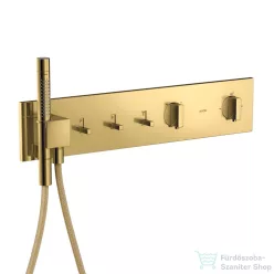   Hansgrohe AXOR SHOWERCOMPOSITION 3 utas termosztátos falsík alatti kád /zuhany csaptelep,polírozott arany hatású 12572990