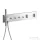 Hansgrohe AXOR SHOWERCOMPOSITION 4 utas termosztátos falsík alatti kád /zuhany csaptelep,króm 12573000