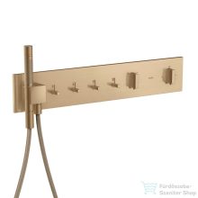   Hansgrohe AXOR SHOWERCOMPOSITION 4 utas termosztátos falsík alatti kád /zuhany csaptelep,szálcsiszolt bronz 12573140