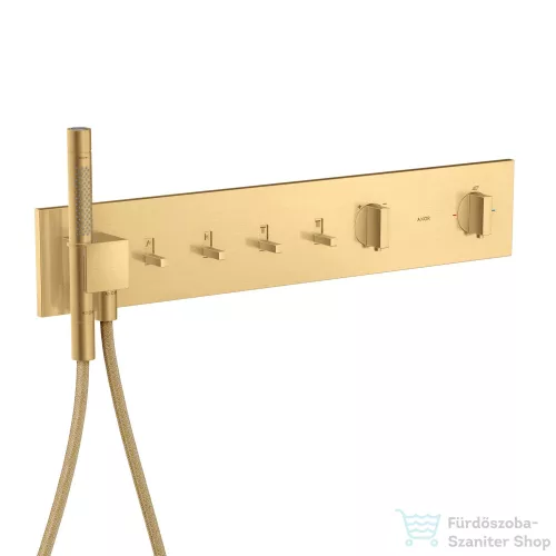 Hansgrohe AXOR SHOWERCOMPOSITION 4 utas termosztátos falsík alatti kád /zuhany csaptelep,szálcsiszolt arany hatású 12573250