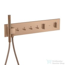   Hansgrohe AXOR SHOWERCOMPOSITION 4 utas termosztátos falsík alatti kád /zuhany csaptelep,szálcsiszolt vörös arany hatású 12573310