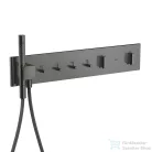 Hansgrohe AXOR SHOWERCOMPOSITION 4 utas termosztátos falsík alatti kád /zuhany csaptelep,polírozott fekete króm 12573330
