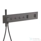 Hansgrohe AXOR SHOWERCOMPOSITION 4 utas termosztátos falsík alatti kád /zuhany csaptelep,szálcsiszolt fekete króm 12573340