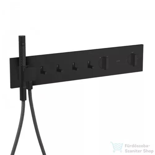 Hansgrohe AXOR SHOWERCOMPOSITION 4 utas termosztátos falsík alatti kád /zuhany csaptelep,matt fekete 12573670