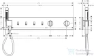 Hansgrohe AXOR SHOWERCOMPOSITION 4 utas termosztátos falsík alatti kád /zuhany csaptelep,rozsdamentes acél hatású 12573800
