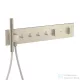 Hansgrohe AXOR SHOWERCOMPOSITION 4 utas termosztátos falsík alatti kád /zuhany csaptelep,szálcsiszolt nikkel 12573820