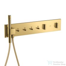   Hansgrohe AXOR SHOWERCOMPOSITION 4 utas termosztátos falsík alatti kád /zuhany csaptelep,polírozott arany hatású 12573990