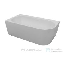   M-Acryl Harmony 159x84 cm-es balos szabadonálló akril kád, fehér 12586