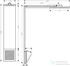 Hansgrohe AXOR SHOWERCOMPOSATION fejzuhany vállzuhannyal,alaptest nélkül,szálcsiszolt arany hatású 12593250