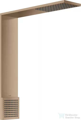 Hansgrohe AXOR SHOWERCOMPOSATION fejzuhany vállzuhannyal,alaptest nélkül,szálcsiszolt vörös arany hatású 12593310