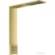 Hansgrohe AXOR SHOWERCOMPOSATION fejzuhany vállzuhannyal,alaptest nélkül,szálcsiszolt sárgaréz hatású 12593950