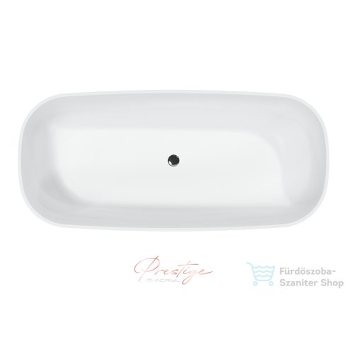 M-Acryl Violet 165x75 cm-es szabadonálló műmárvány kád, fehér 12594