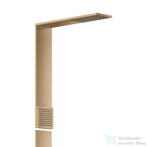 Hansgrohe AXOR SHOWERCOMPOSITION termosztátos zuhanyrendszer vállzuhannyal,szálcsiszolt bronz 12595140
