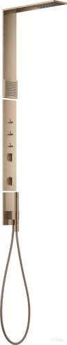 Hansgrohe AXOR SHOWERCOMPOSITION termosztátos zuhanyrendszer vállzuhannyal,polírozott vörös arany hatású 12595300