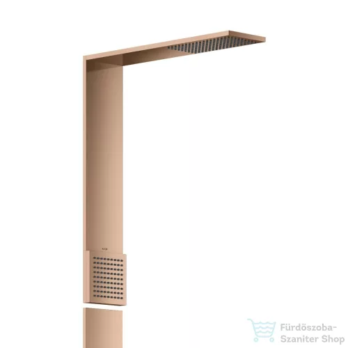 Hansgrohe AXOR SHOWERCOMPOSITION termosztátos zuhanyrendszer vállzuhannyal,polírozott vörös arany hatású 12595300