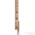 Hansgrohe AXOR SHOWERCOMPOSITION termosztátos zuhanyrendszer vállzuhannyal,szálcsiszolt vörös arany hatású 12595310