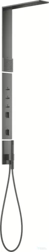 Hansgrohe AXOR SHOWERCOMPOSITION termosztátos zuhanyrendszer vállzuhannyal,polírozott fekete króm 12595330