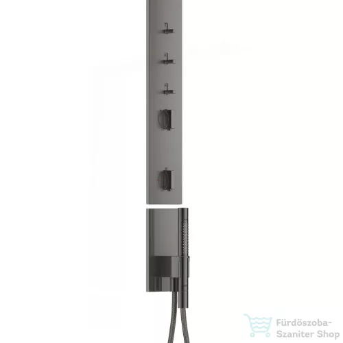 Hansgrohe AXOR SHOWERCOMPOSITION termosztátos zuhanyrendszer vállzuhannyal,polírozott fekete króm 12595330