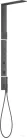 Hansgrohe AXOR SHOWERCOMPOSITION termosztátos zuhanyrendszer vállzuhannyal,szálcsiszolt fekete króm 12595340
