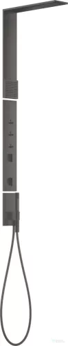 Hansgrohe AXOR SHOWERCOMPOSITION termosztátos zuhanyrendszer vállzuhannyal,szálcsiszolt fekete króm 12595340