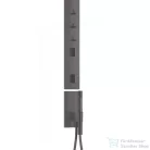 Hansgrohe AXOR SHOWERCOMPOSITION termosztátos zuhanyrendszer vállzuhannyal,szálcsiszolt fekete króm 12595340