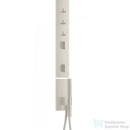 Hansgrohe AXOR SHOWERCOMPOSITION termosztátos zuhanyrendszer vállzuhannyal,rozsdamentes acél hatású 12595800
