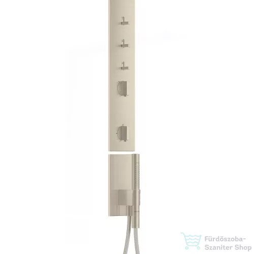 Hansgrohe AXOR SHOWERCOMPOSITION termosztátos zuhanyrendszer vállzuhannyal,szálcsiszolt nikkel 12595820
