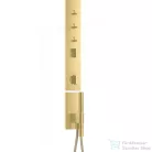 Hansgrohe AXOR SHOWERCOMPOSITION termosztátos zuhanyrendszer vállzuhannyal,szálcsiszolt sárgaréz hatású 12595950