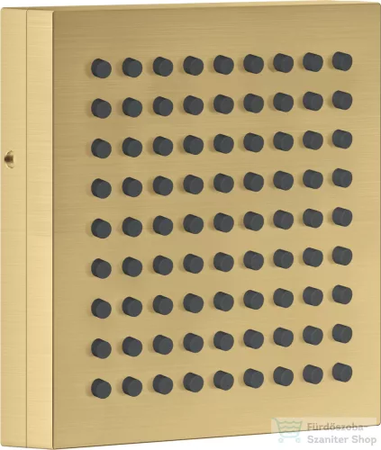 Hansgrohe AXOR SHOWERCOMPOSITION 11x11 cm-es oldalfúvóka/testzuhany alaptest nélkül,szálcsiszolt arany hatású 12596250