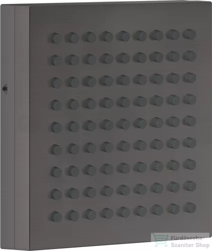 Hansgrohe AXOR SHOWERCOMPOSITION 11x11 cm-es oldalfúvóka/testzuhany alaptest nélkül,szálcsiszolt fekete króm 12596340